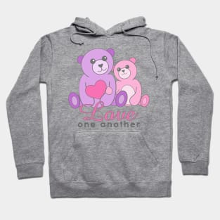 Love One Another Teddy Bears Hoodie